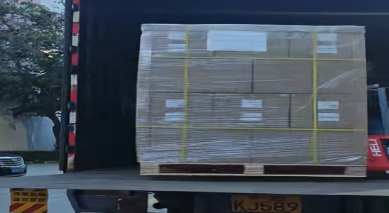 Finished products securely packed in export-grade crates and pallets, ready for international shipping and global delivery.