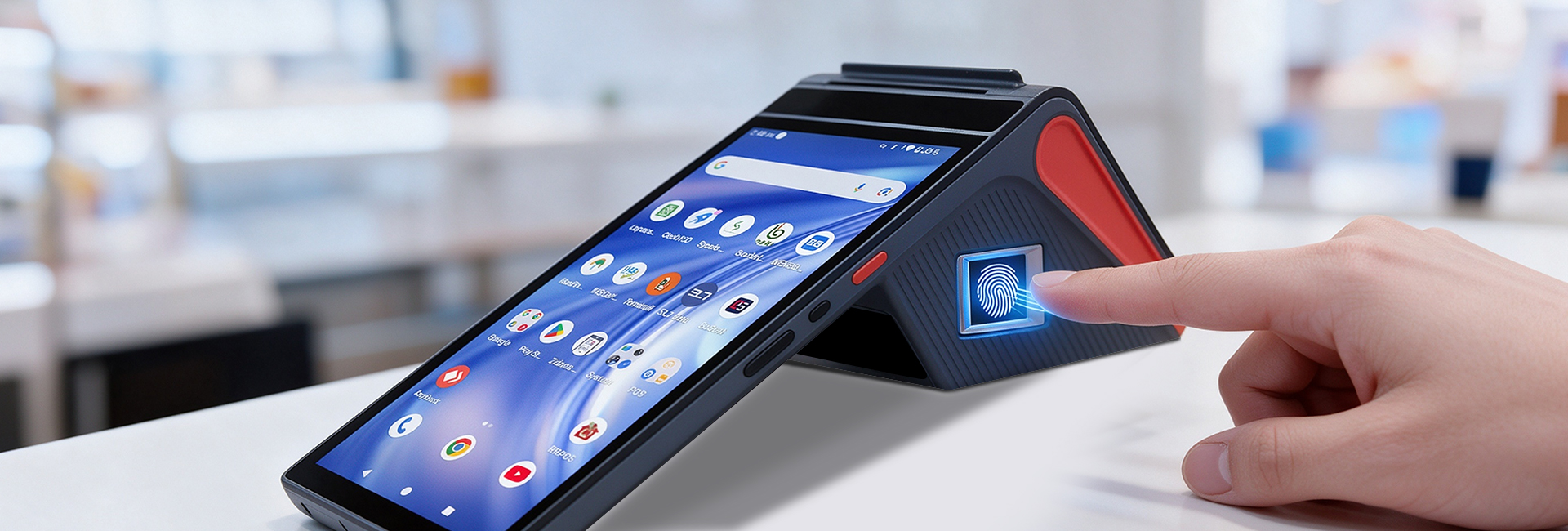 Noryox Smart Biometric POS Terminal for Secure Retail Payments