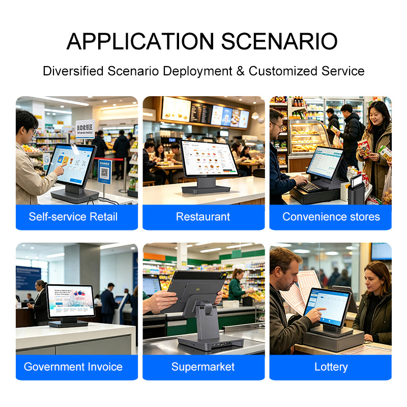 TPAD Android POS tablet application scenarios in retail stores